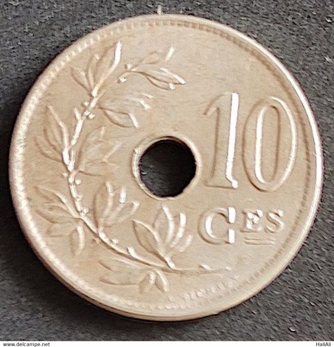 Coin Belgium Moeda Bélgica 1904 10 Centavos 1 - Non Classés