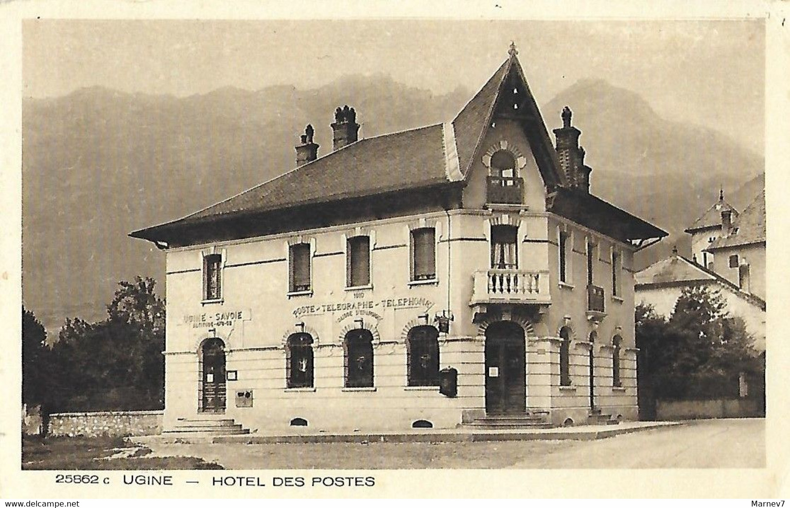73 - Savoie - UGINE - Hôtel Des Postes - Poste Télégraphe Téléphone - Caisse D'Epargne - - Ugine
