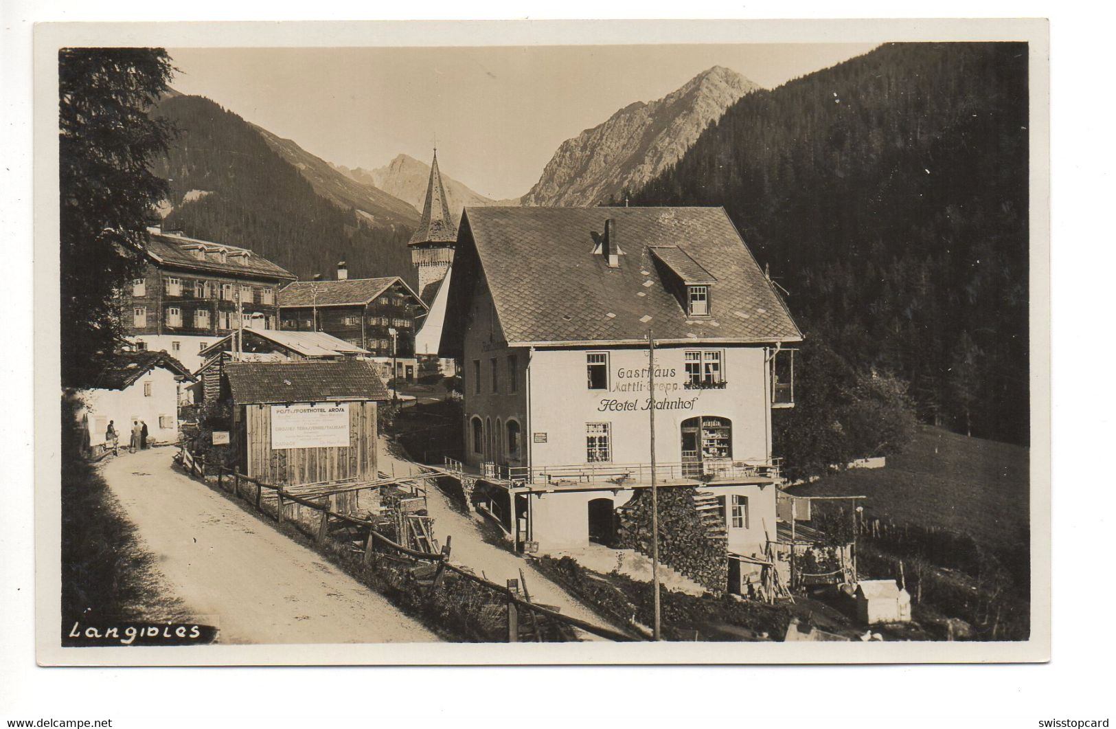 AROSA Langwies Gasthaus Hotel Bahnhof - Langwies