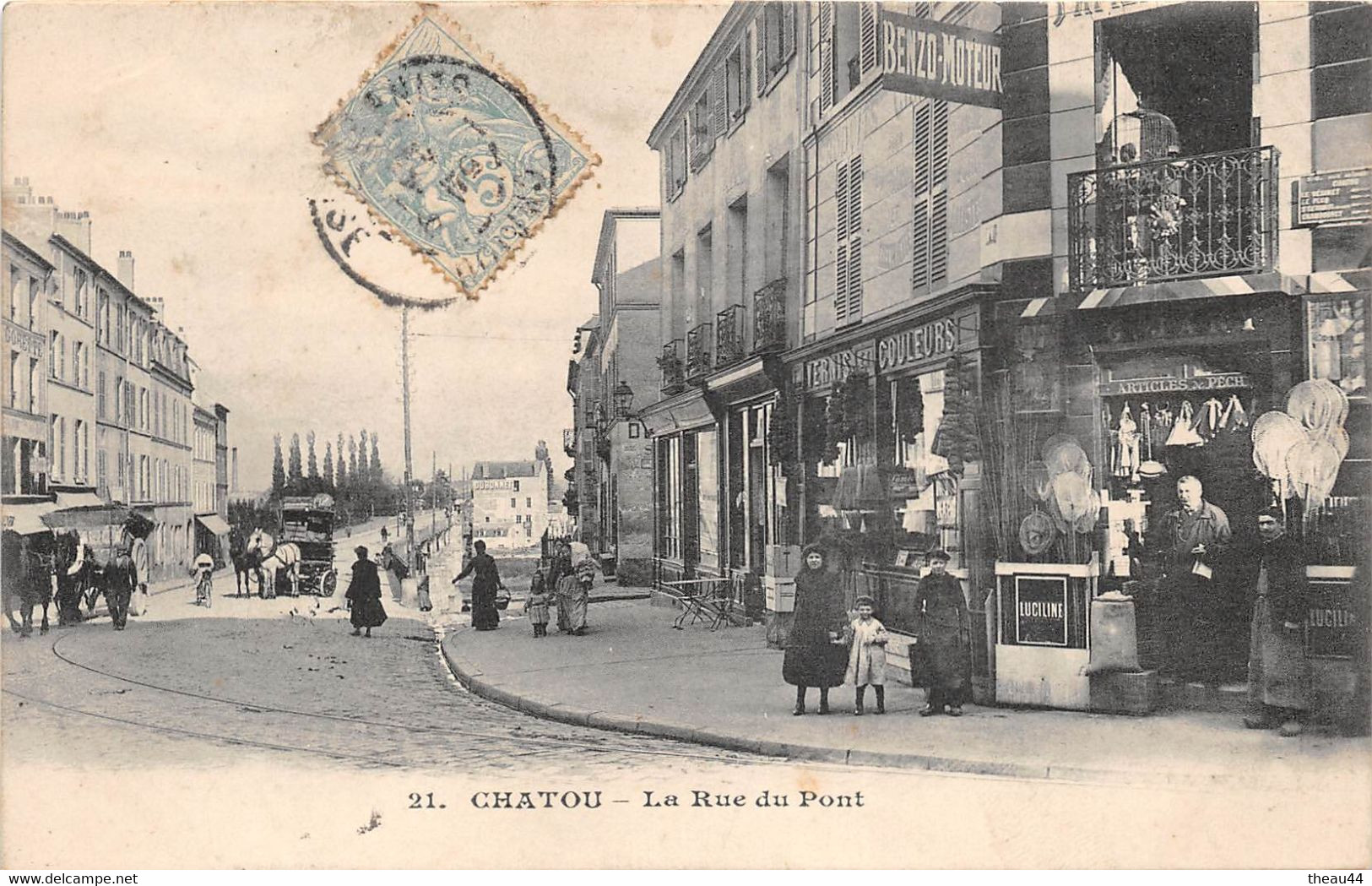 ¤¤    -    CHATOU   -  La Rue Du Pont   -   ¤¤ - Chatou