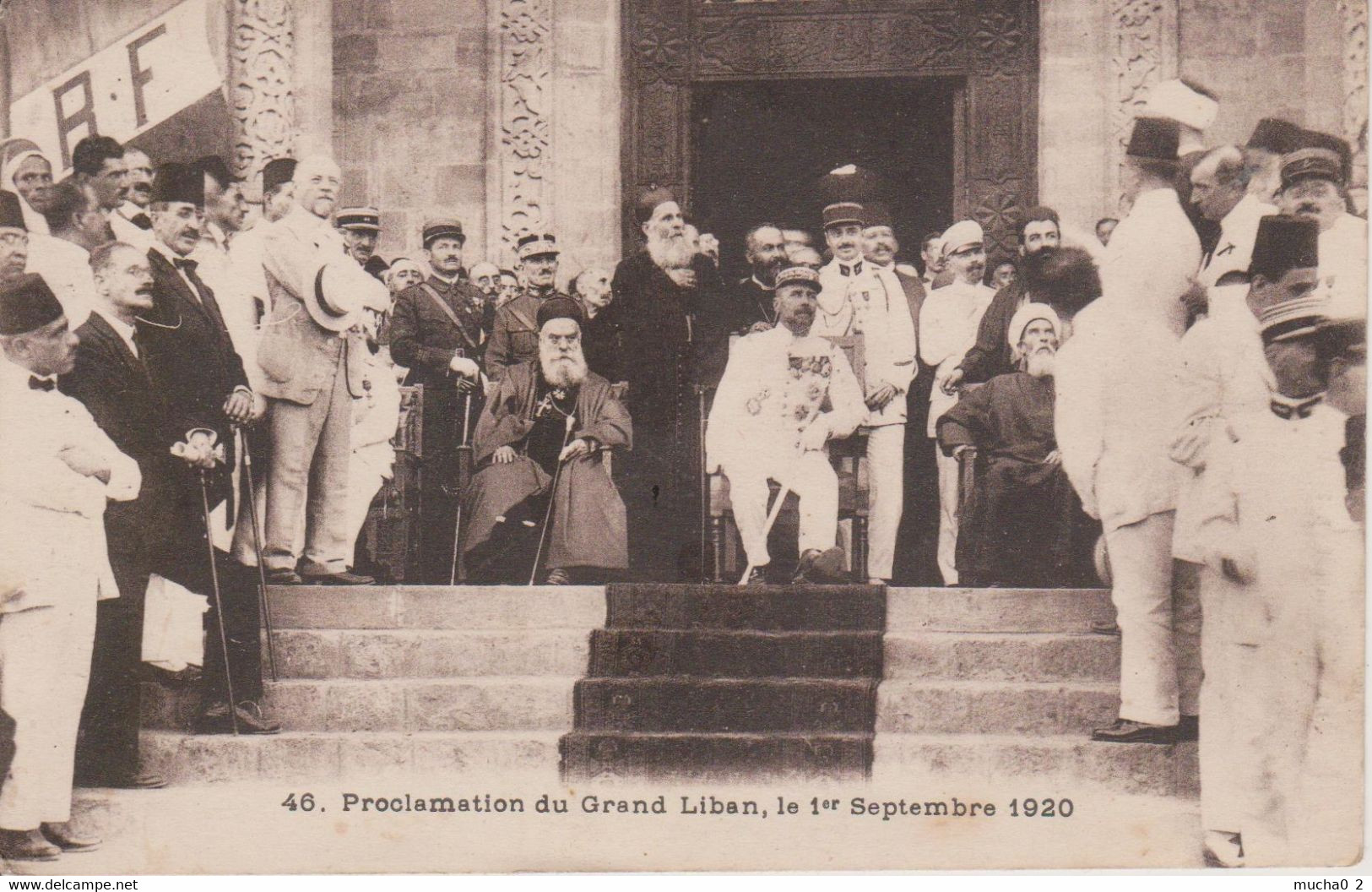 PROCLAMATION DU GRAND LIBAN LE 1.09.1920 - Lebanon