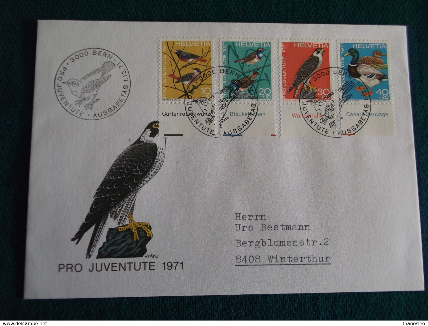 Switzerland 1971 Pro Juventute FDC VF - Andere & Zonder Classificatie