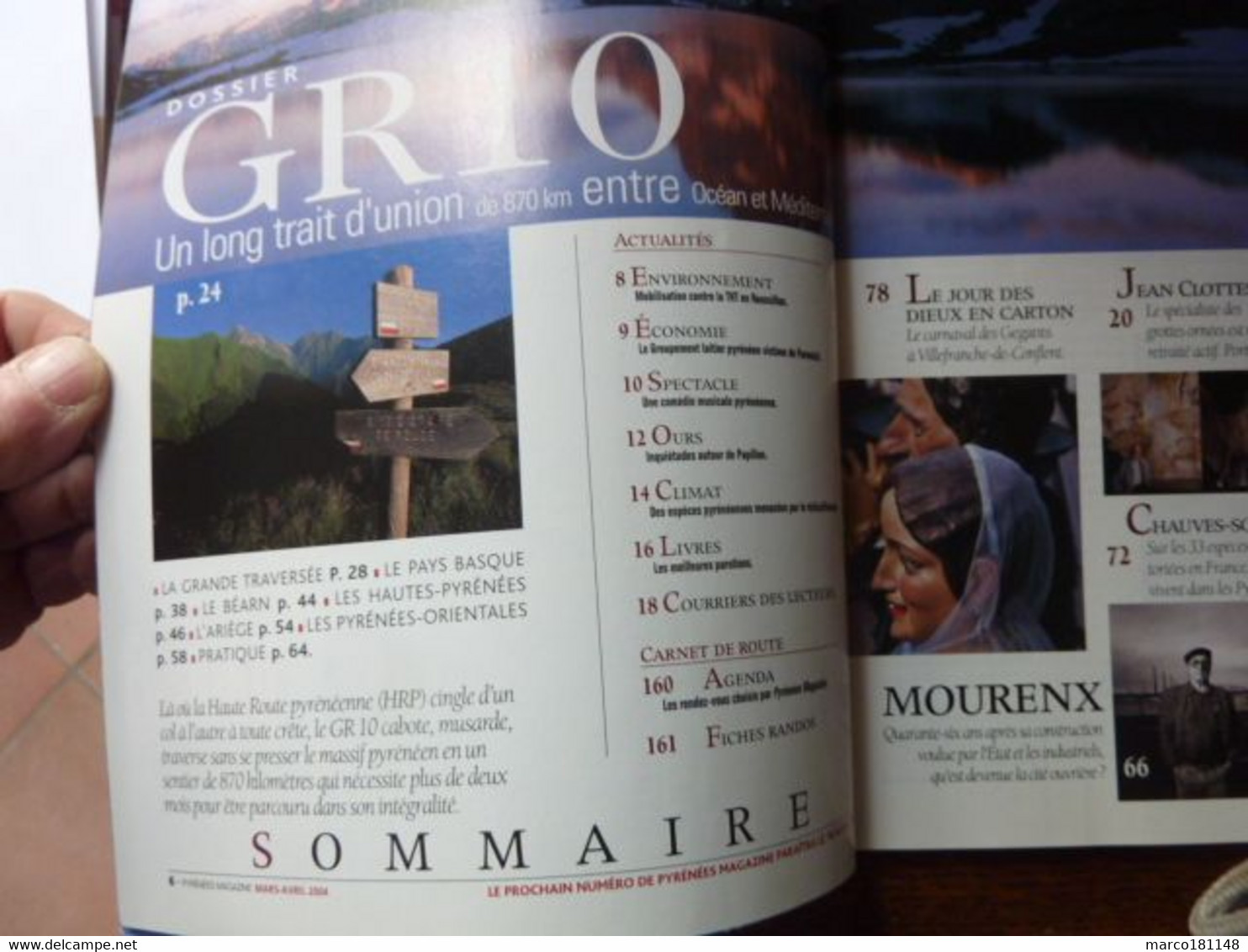 Magazine PYRENEES - GR 10 - Mourenx - Les Chauves Souris - Les Gegants - Tourism & Regions