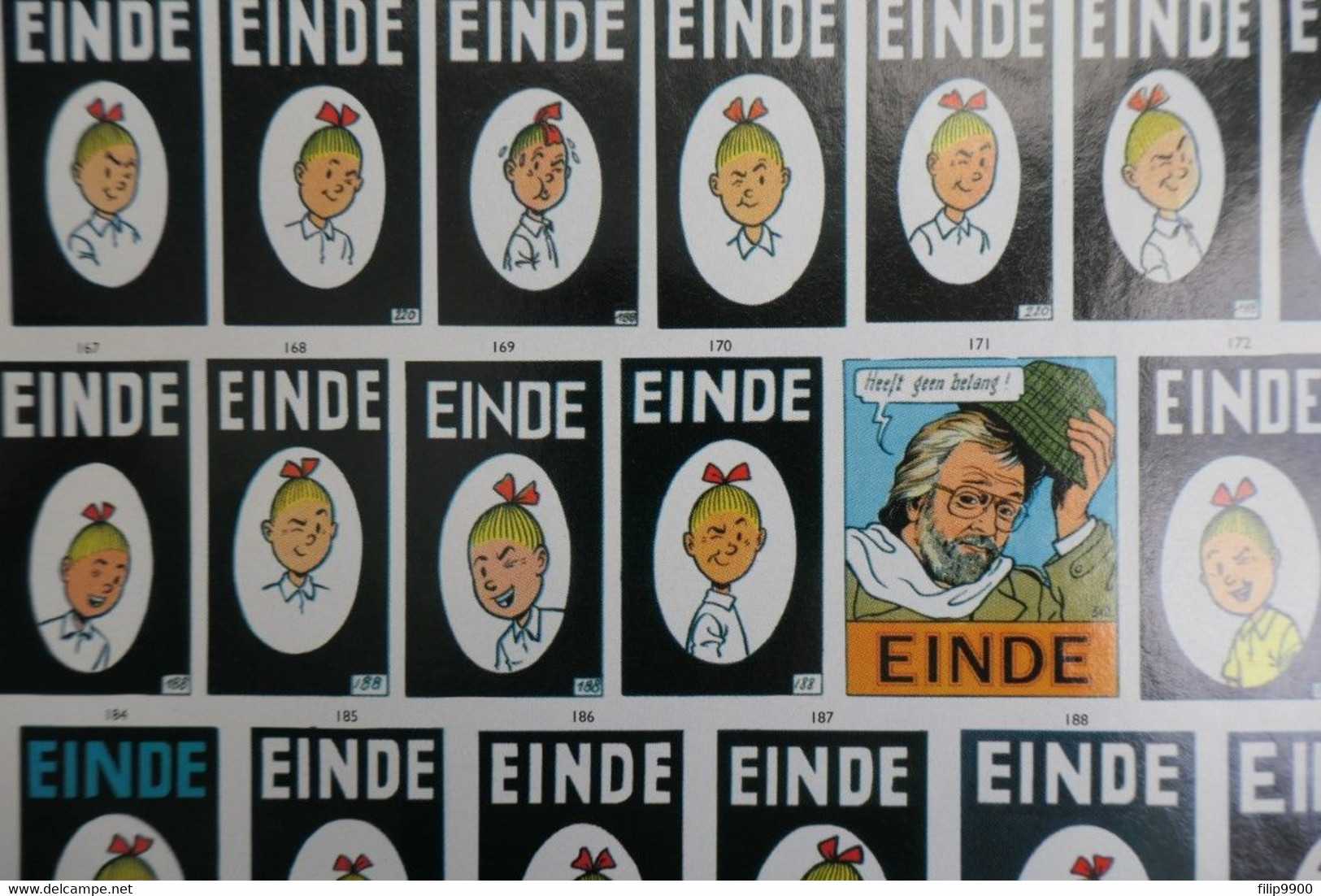 Affiche Poster Suske & Wiske - 2005 - "einde" - Knipogende Wiske - 42x63cm - Suske & Wiske