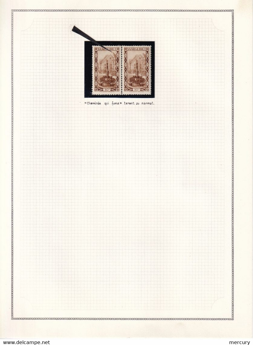 SARRE - Belle collection neuve jusqu'en 1956 TTB avec les blocs et des bons timbres - 36 scans