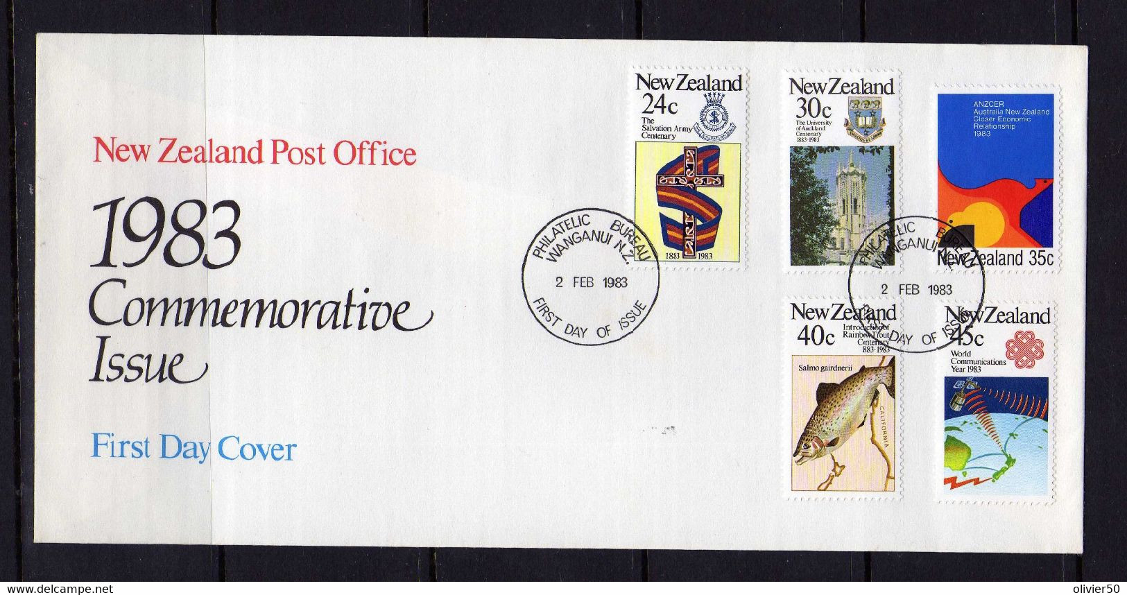 Nouvelle-Zelande (1983) - Enveloppe Premier Jour - Storia Postale