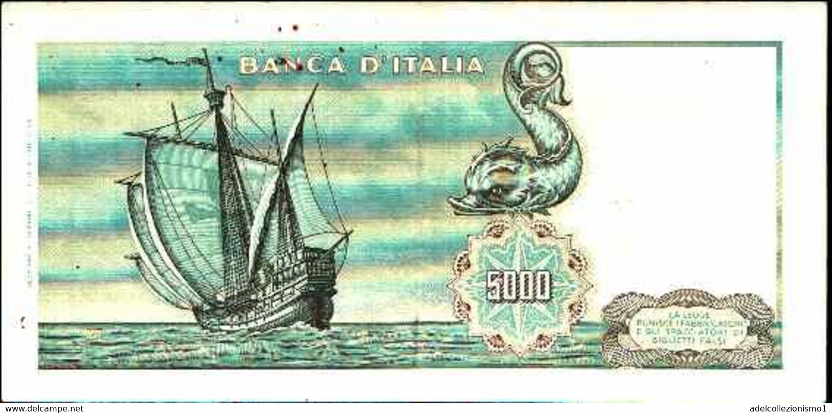 29684)  Banconota Da 5000 LIRE CRISTOFORO COLOMBO I° TIPO DEL 20-1-1970-QFDS - 5000 Liras