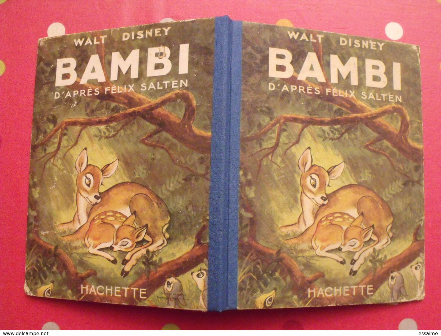 Walt Disney. Bambi D'après Félix Salten. Hachette 1948 - Hachette