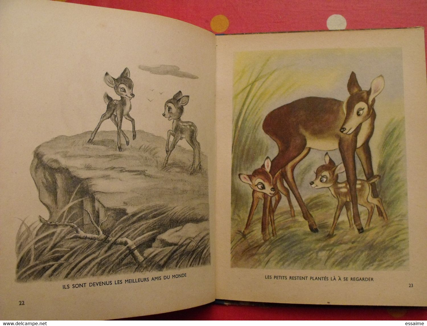 Walt Disney. Bambi d'après Félix Salten. Hachette 1948