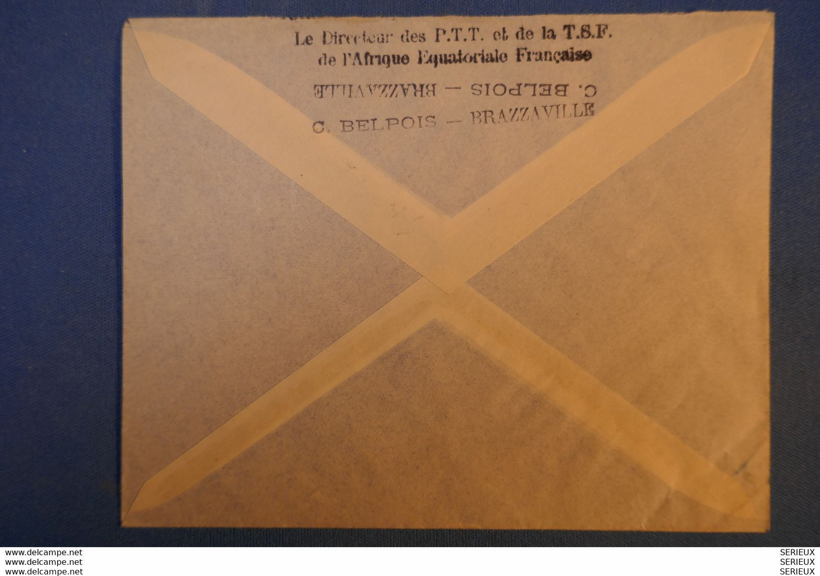 F5 AEF GABON BELLE LETTRE 1939 PAR AVION BRAZZAVILLE POUR LIMOGES FRANCE +N°68 .69 +++ AFFRANCHISSEMENT PLAISANT - Covers & Documents