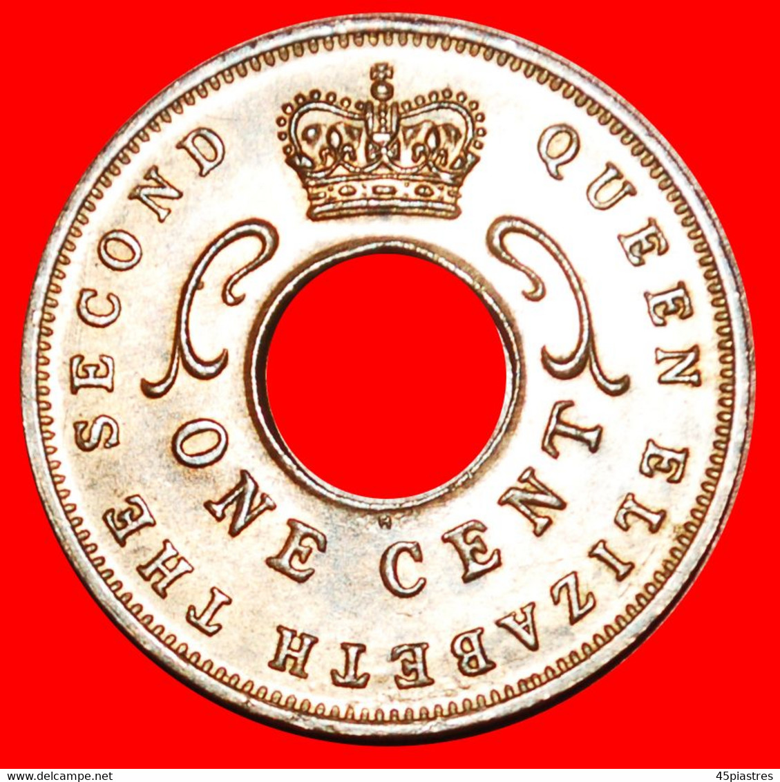 • GREAT BRITAIN (1954-1962): EAST AFRICA ★ 1 CENT 1959H UNC WITH MINT LUSTER! LOW START★ NO RESERVE! - British Colony