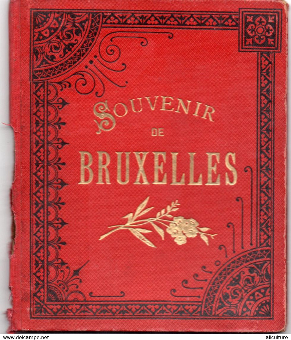 A750 - SOUVENIR DE BRUXELLES  TURIST GUIDE OLD VINTAGE - Belgien & Luxemburg