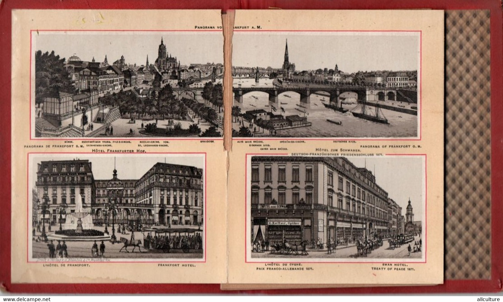 A751 - FRANKFURT A MAIN ERINNERUNG  TURIST GUIDE OLD VINTAGE - Hessen