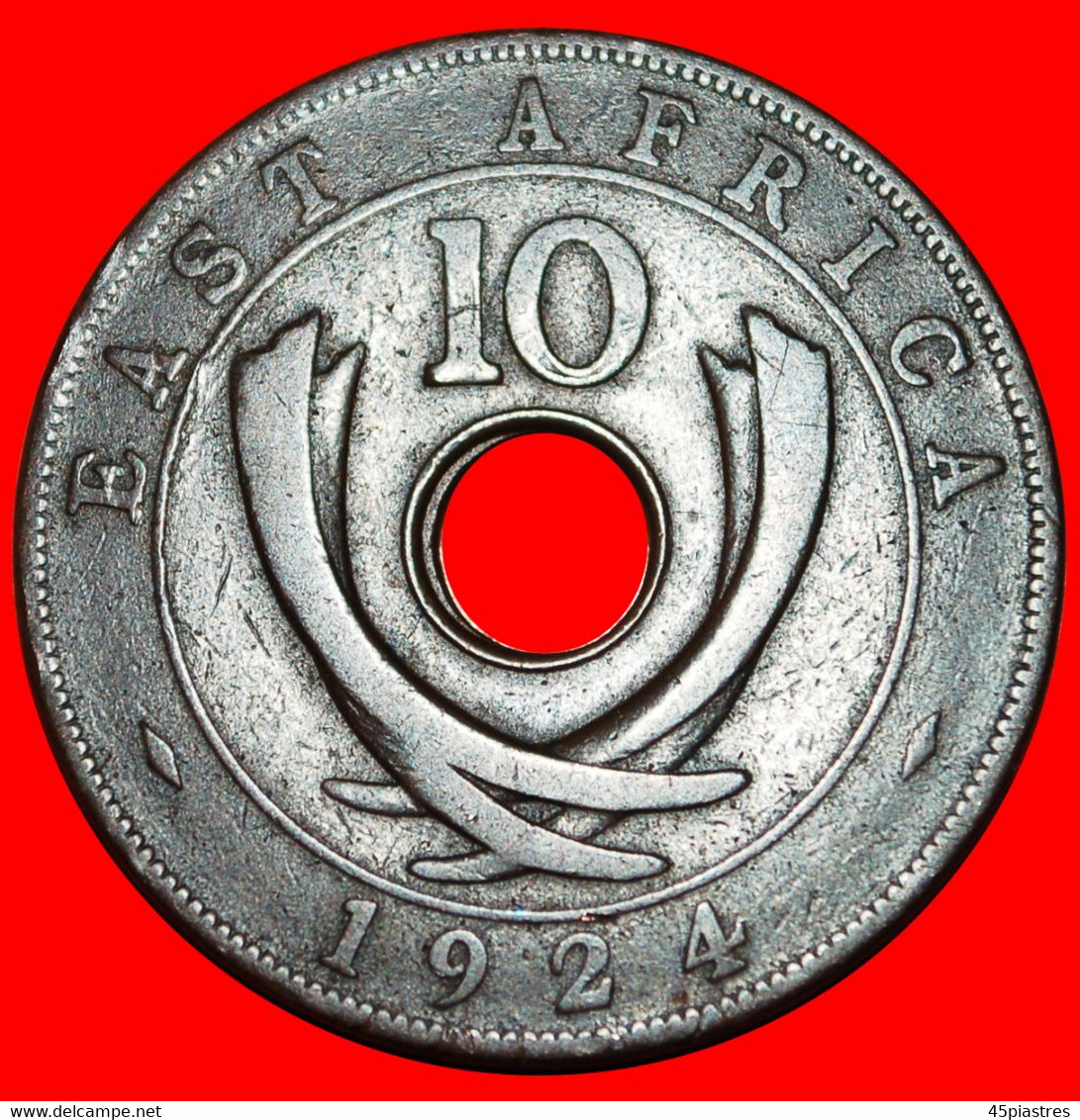 • GREAT BRITAIN (1921-1936): EAST AFRICA ★ 10 CENTS 1924! George V (1911-1936) LOW START★ NO RESERVE! - British Colony