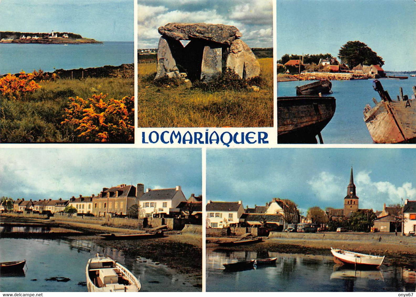 GF-LOCMARIAQUER-Quiberon-56-Morbihan-Multi-Vues-Le Bourg-Dolmen-Menhir-Pierre Elevée- GRAND FORMAT - Locmariaquer