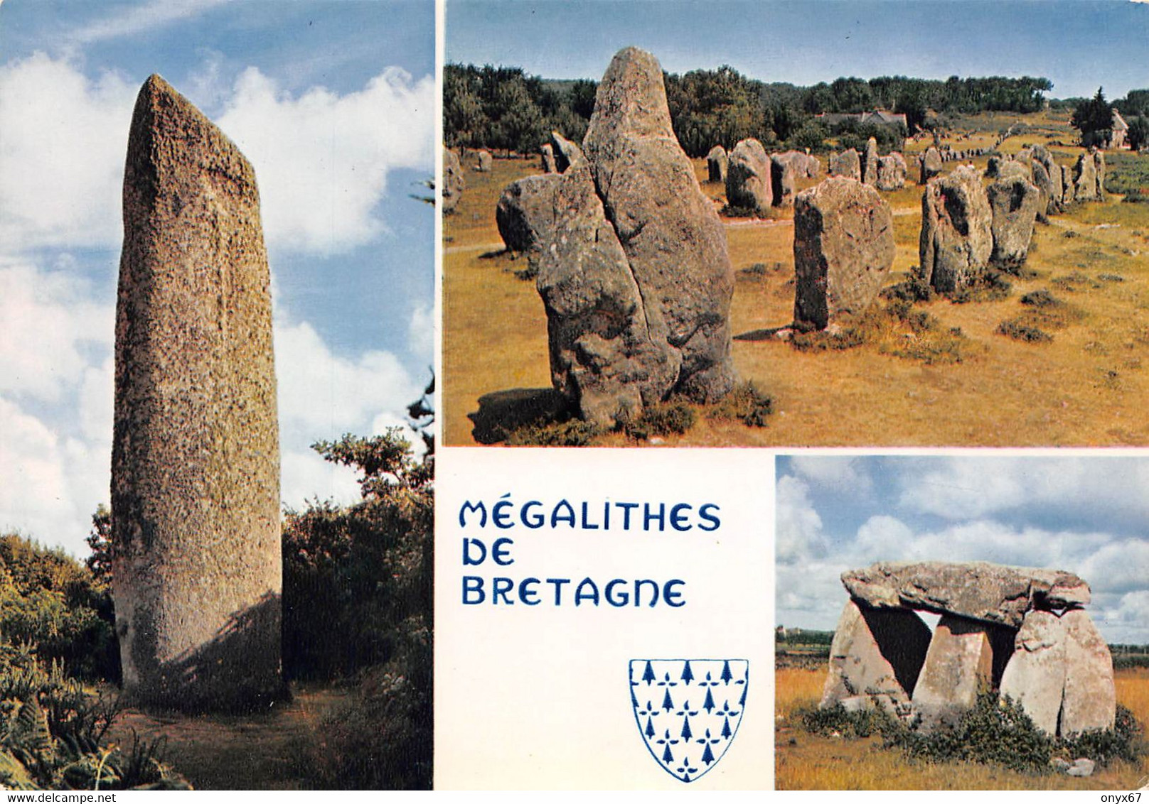 GF-LOCMARIAQUER-Quiberon-56-Morbihan-Multi-Vues-Mégalithes-Dolmen-Menhir-Pierre Elevée- GRAND FORMAT - Locmariaquer