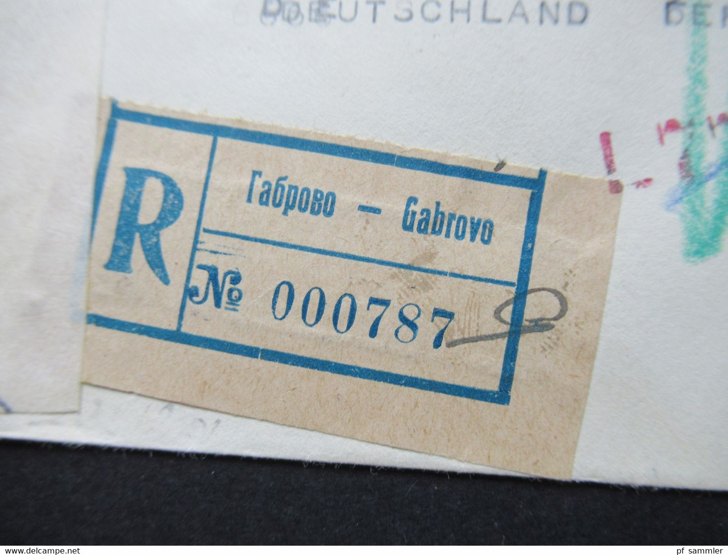 Bulgarien 1941 Brieftaube Nr. 237 Luftpost OKW Zensur / Mehrfachzensur Einschreiben Gabrovo Zensurstempel L77516 - Covers & Documents