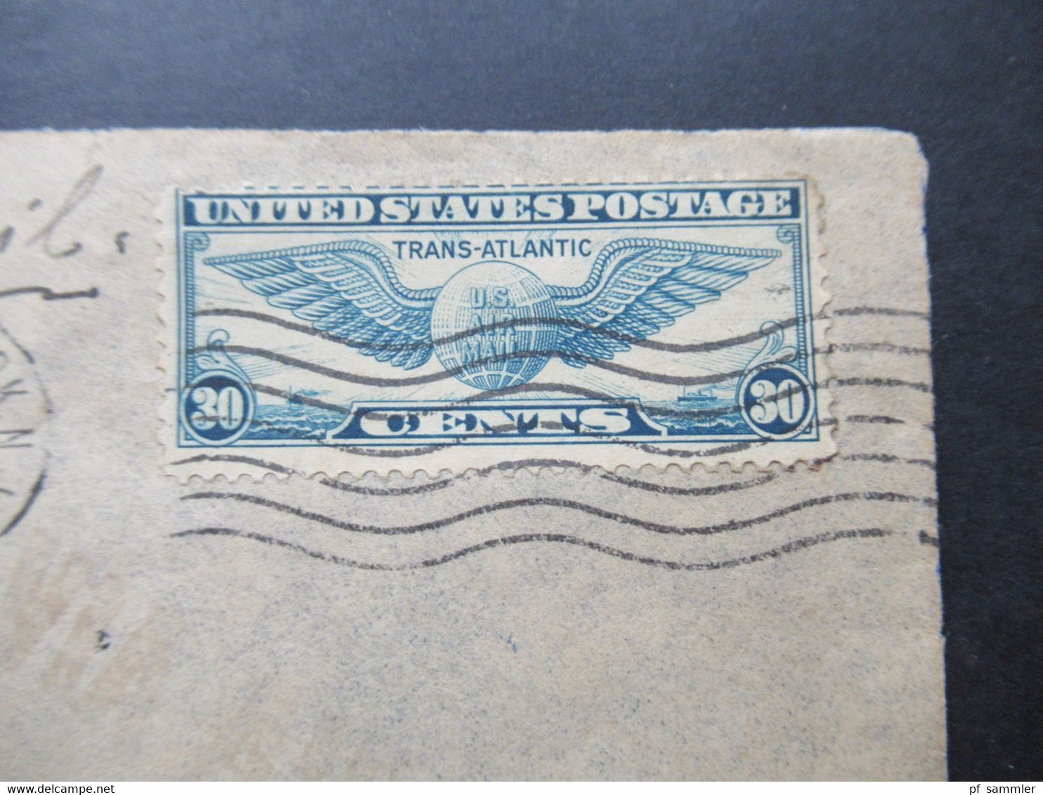 USA 1941 Zensurbeleg / Mehrfachzensur OKW Zensurstreifen Geöffnet Trans Atalantic Air Mail Cliffside Park - Bremen - Cartas & Documentos