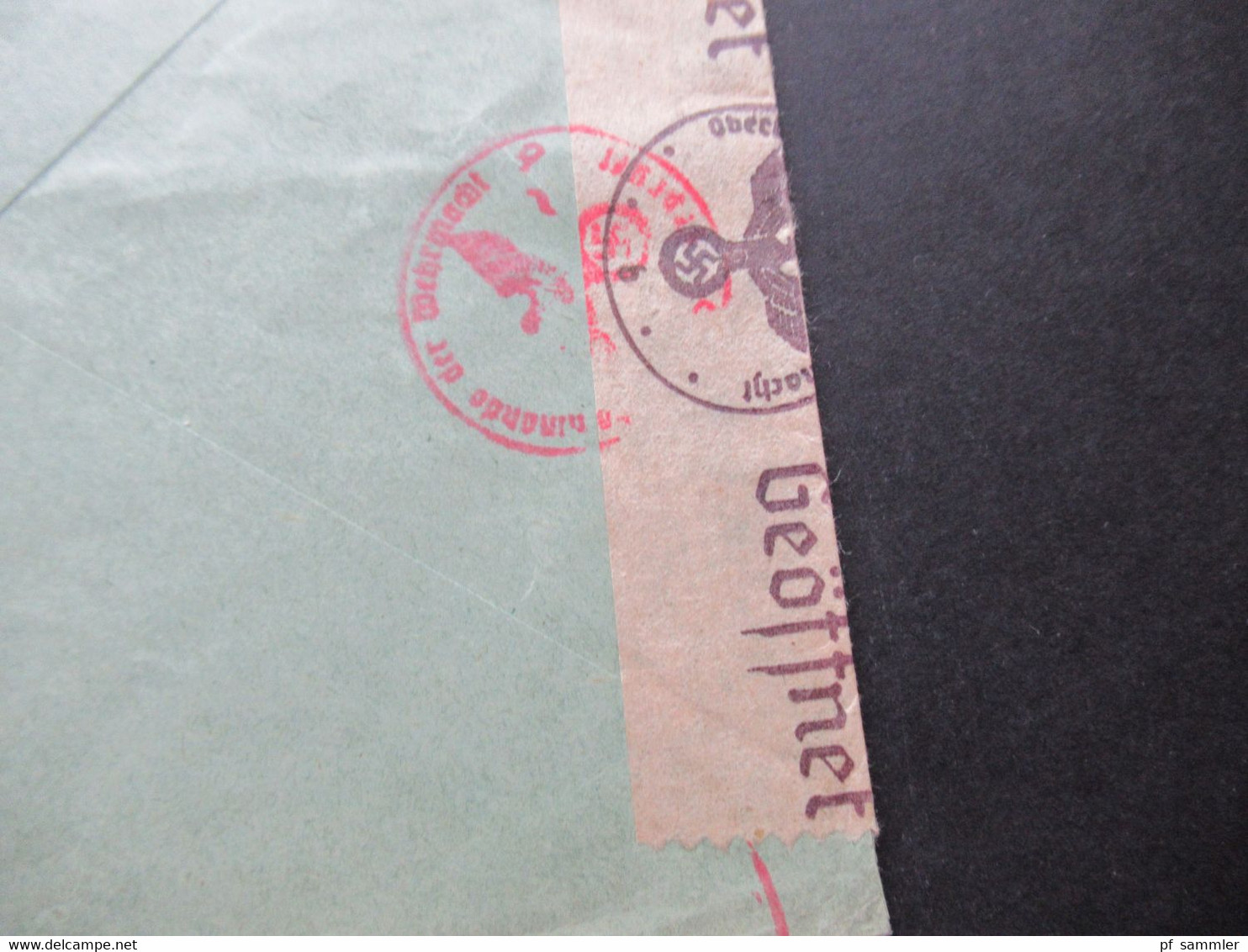 Belgien 1943 Zensurbeleg / Mehrfachzensur OKW Zensurstreifen Geöffnet Brief Nach Enköping Schweden - Covers & Documents