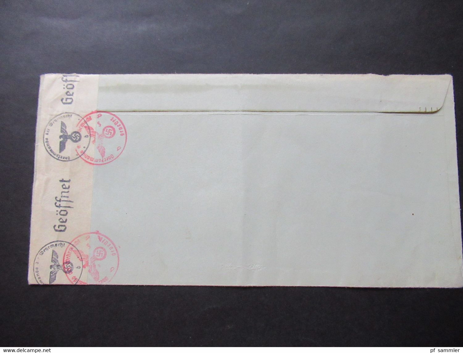 Schweden 1941 Zensurbeleg / Mehrfachzensur OKW Zensurstreifen Geöffnet / Geprüft Boras LBR - Cartas & Documentos
