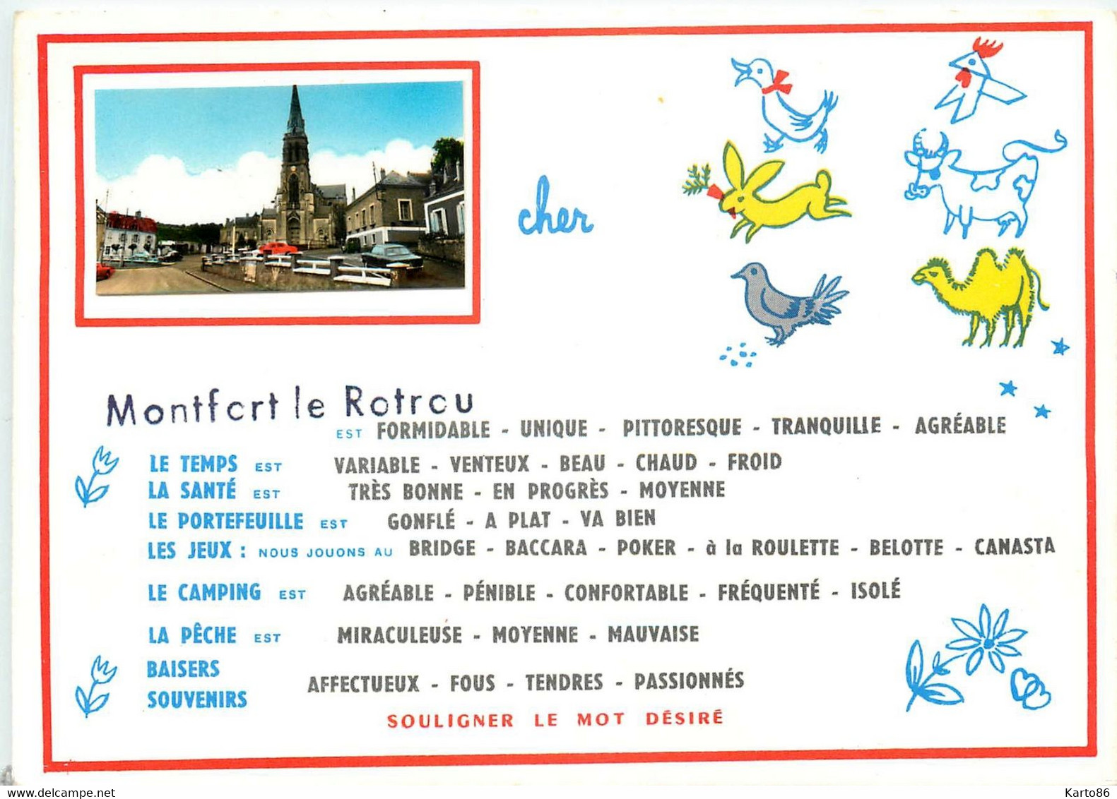 Montfort Le Rotrou * Souvenir De La Commune - Montfort Le Gesnois