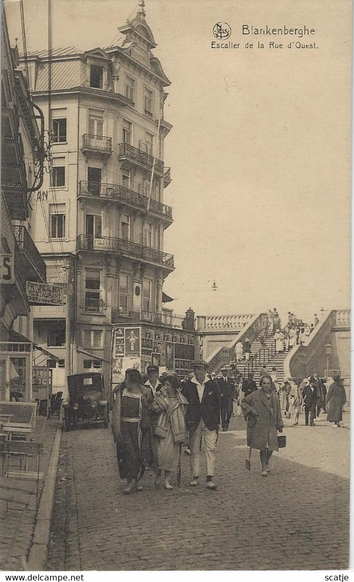 Blankenberghe.   -    Escalier De La Rue D'Ouest. - Blankenberge