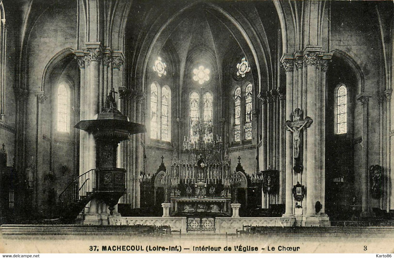 Machecoul * Intérieur De L'église * Le Choeur - Machecoul