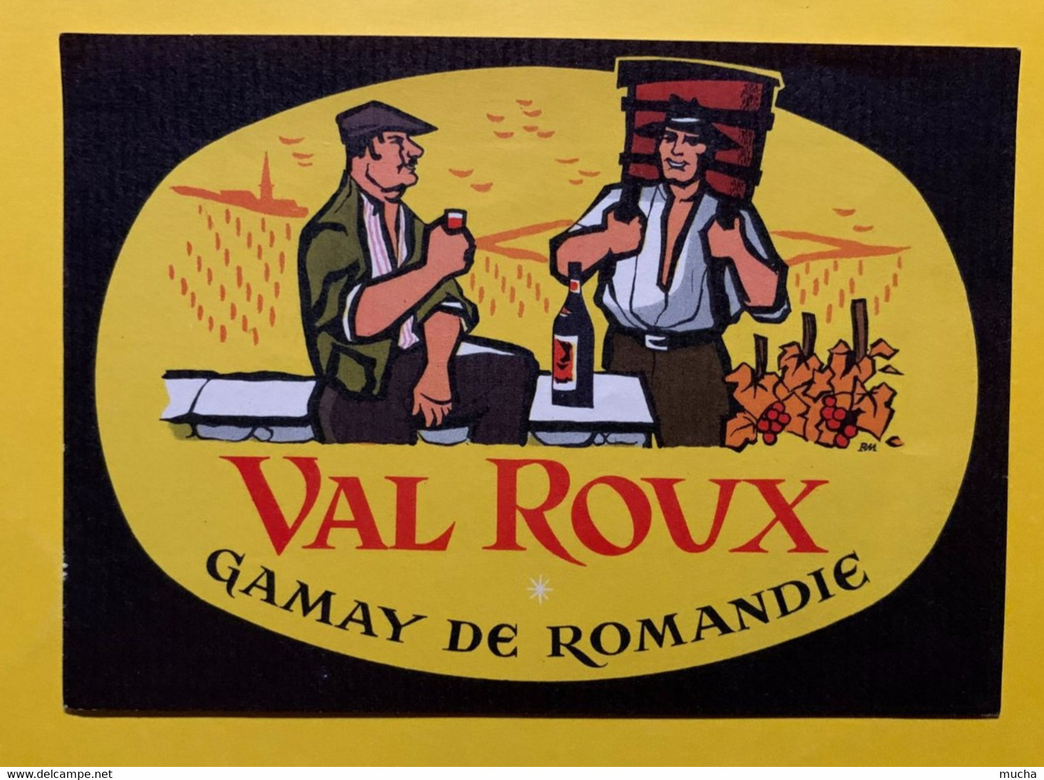 17975 - Val Roux Gamay De Romandie Ancienne étiquette - Altri & Non Classificati