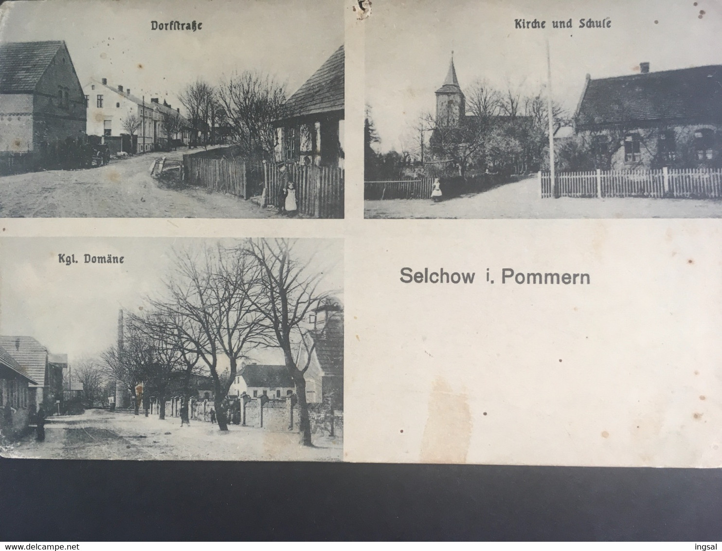 DEUTSCHLAND, GERMANY, ......” Selchow I. Pommern “......... - Schoenefeld