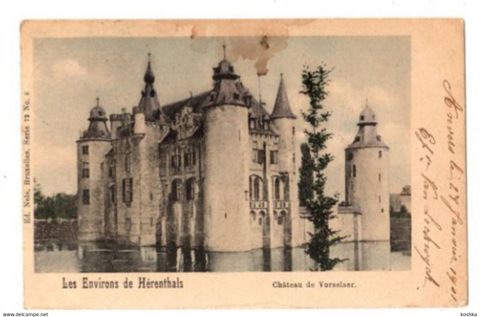 VORSELAAR - Château De Vorselaer - 1901 - Nels Serie 72 No 6 - Vorselaar