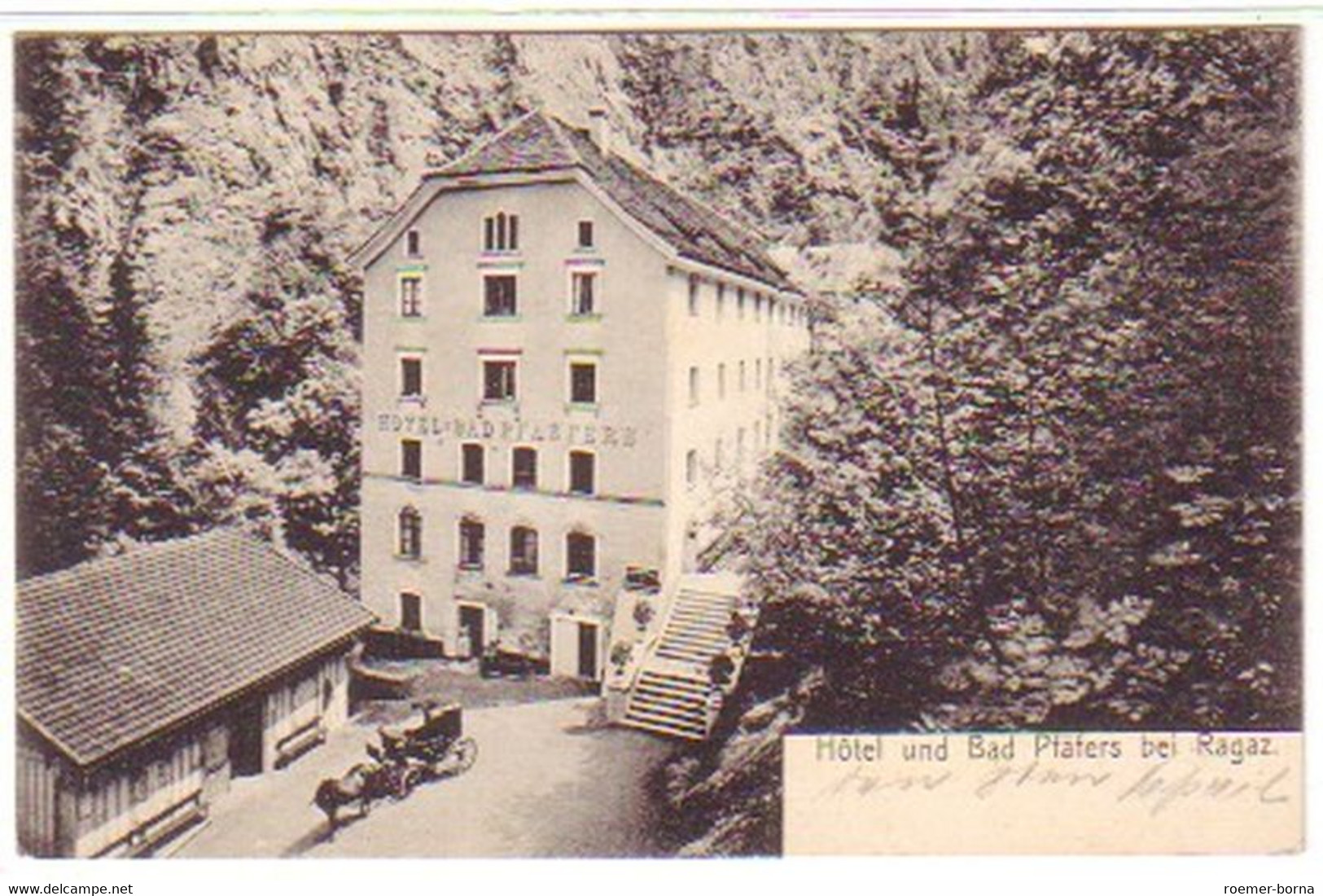 13926 Ak Hotel Und Bad Pfäfers Bei Ragaz 1908 - Pfäfers
