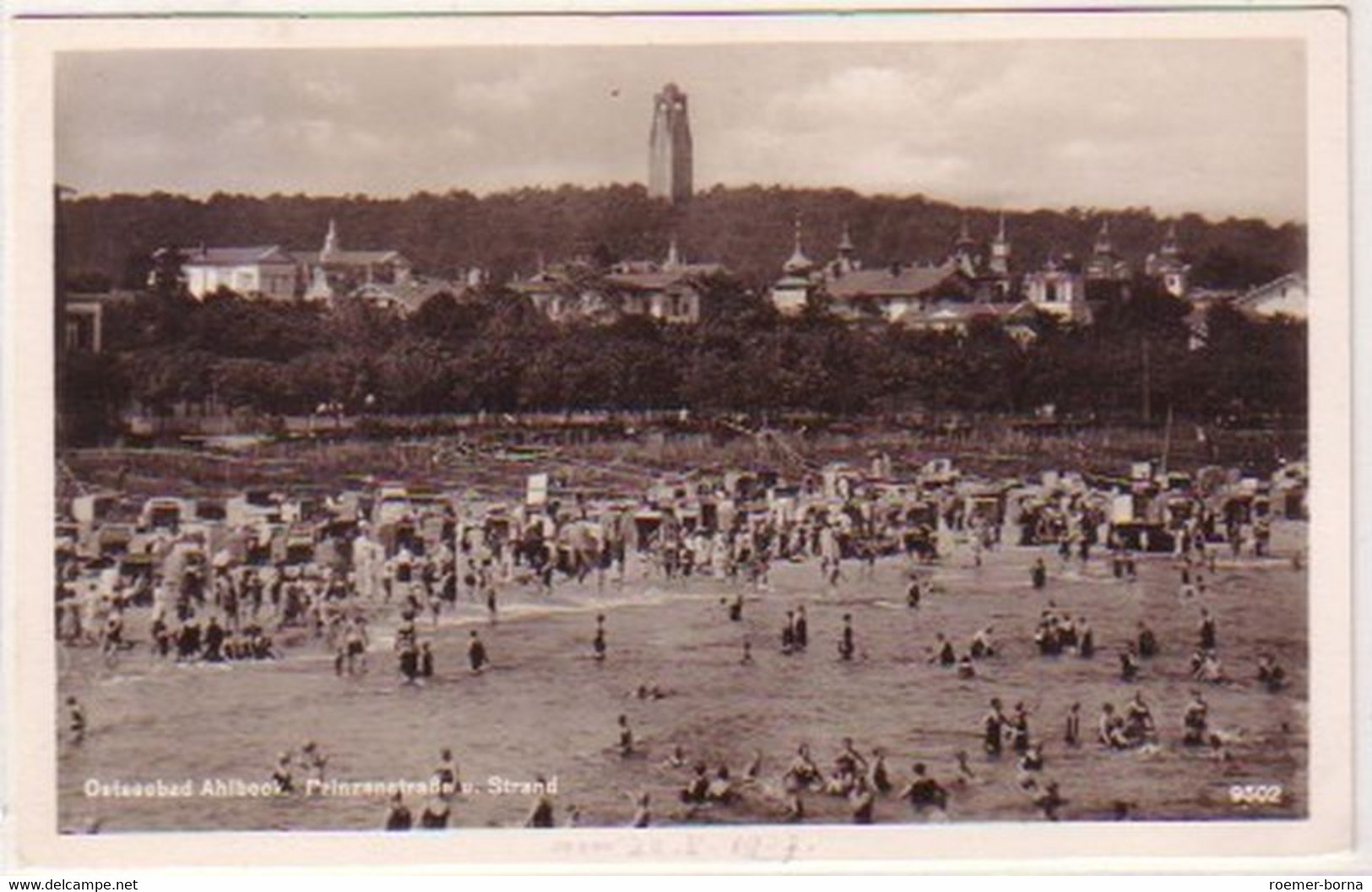 15453 Ak Ostseebad Ahlbeck Prinzenstrasse 1937 - Non Classés