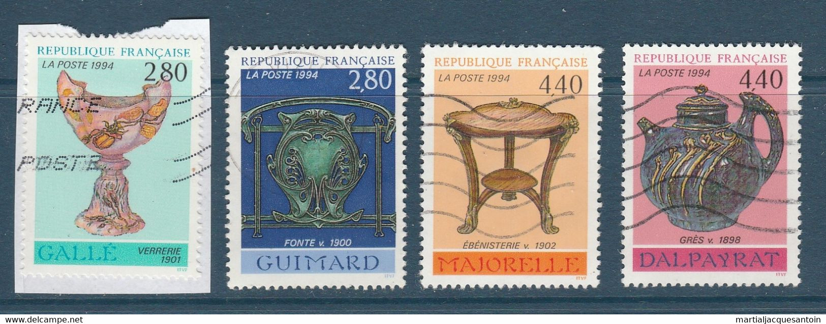 FRANCE O. -  1994 - SERIE COMPLETE 2854/2855/2856/2857 - Autres & Non Classés