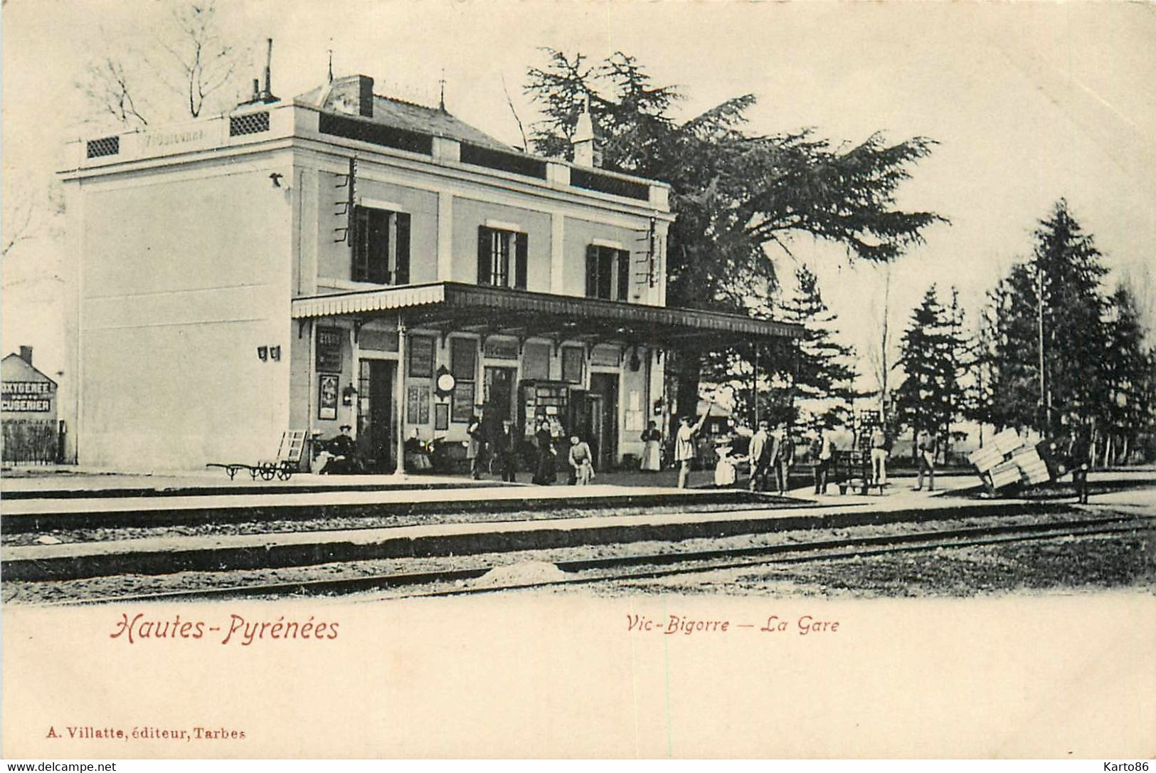 Vic Sur Bigorre * La Gare * Ligne Chemin De Fer Des Hautes Pyrénées - Vic Sur Bigorre