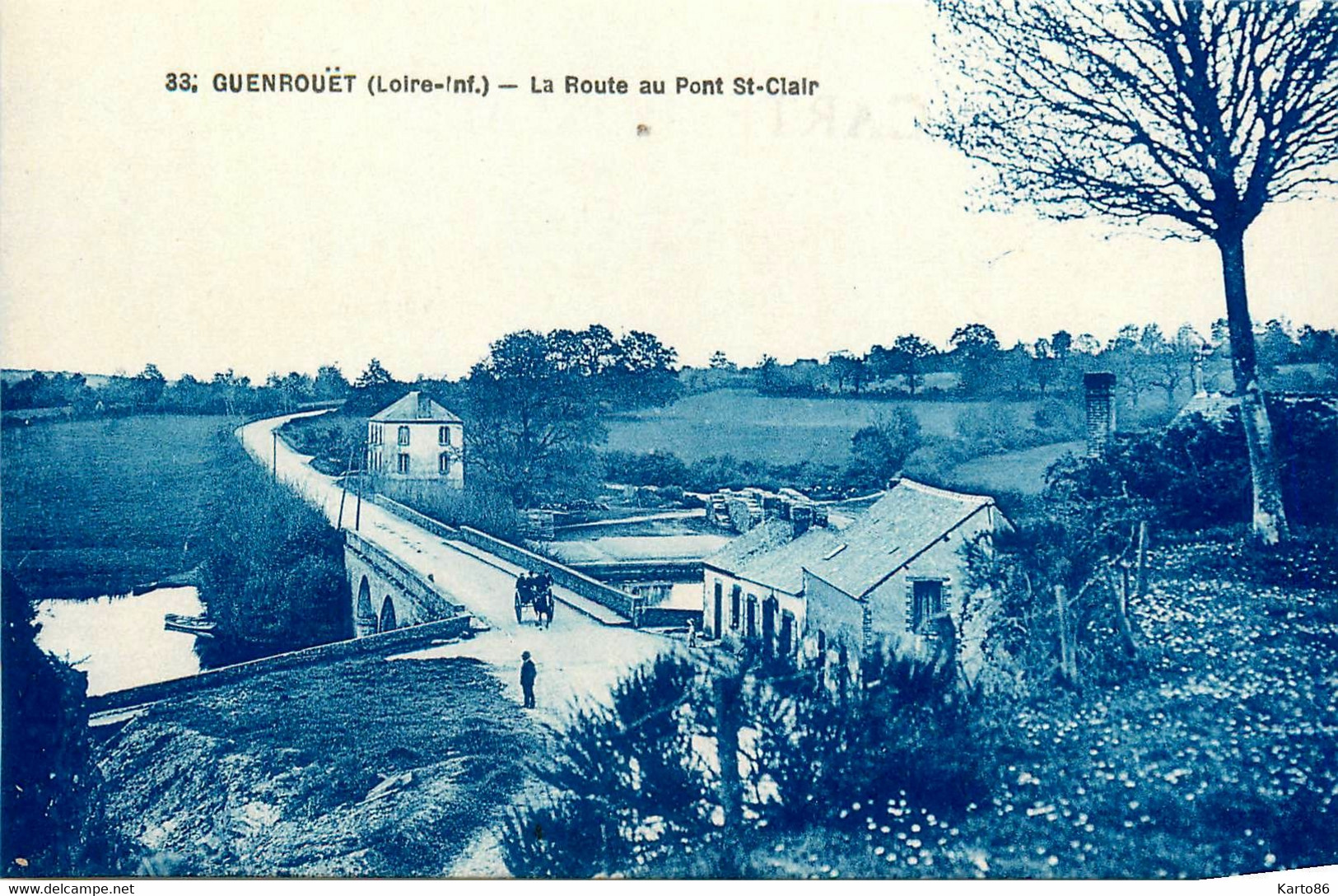 Guenrouët * La Route Au Pont St Clair - Guenrouet