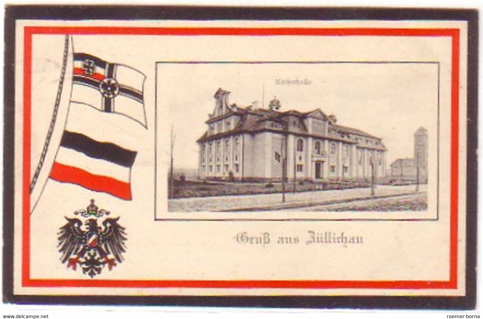 29281 Feldpost Ak Gruß Aus Züllichau Kaiserhalle 1915 - Sin Clasificación