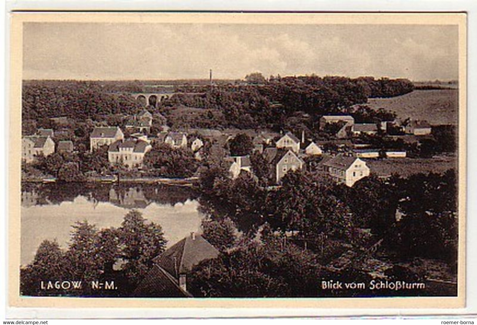 31267 Ak Lagow Neumark Blick Vom Schloßturm Um 1930 - Ohne Zuordnung