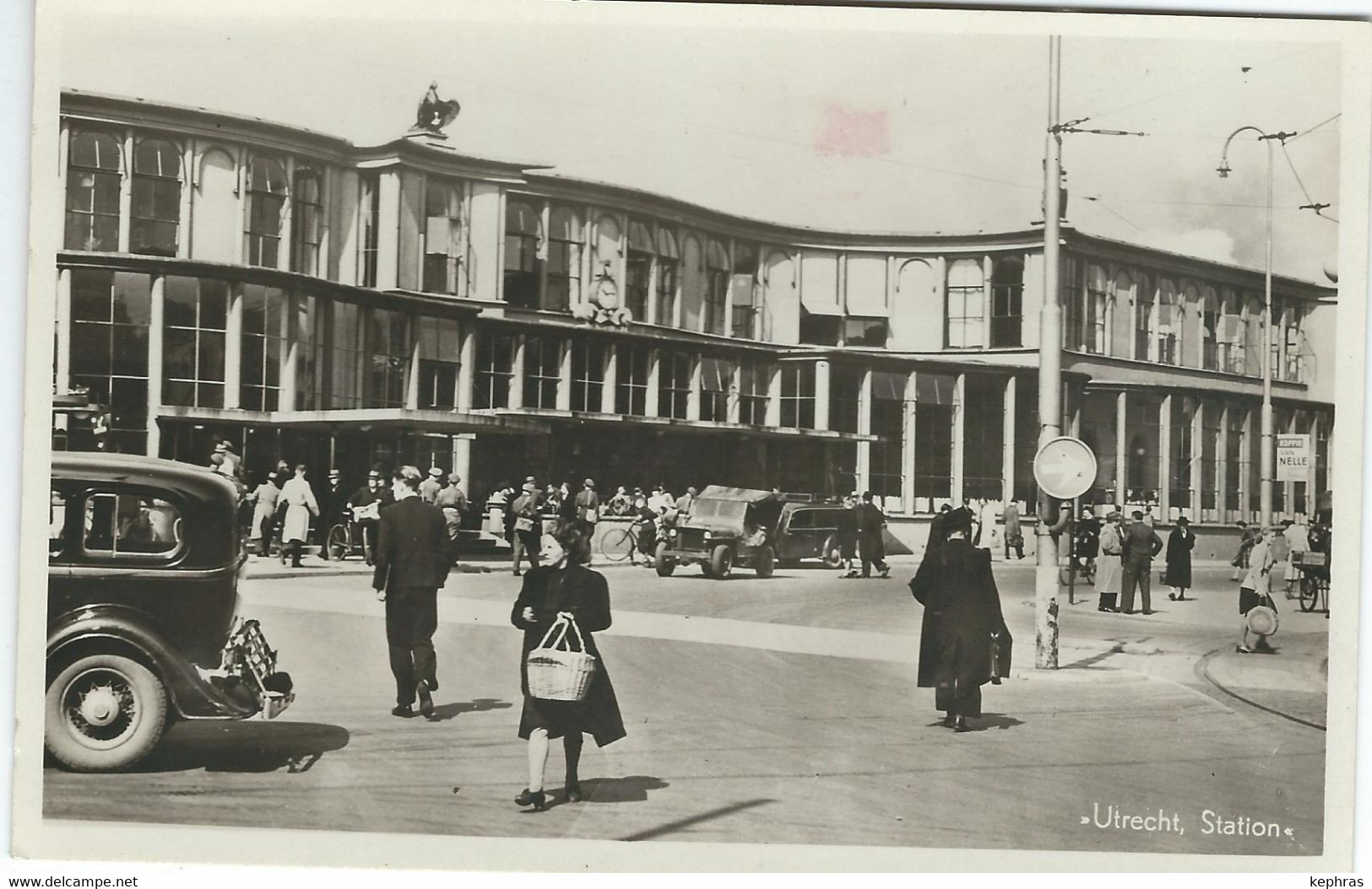 UTRECHT : Station - RARE VARIANTE - Cachet De La Poste 1950 - Utrecht