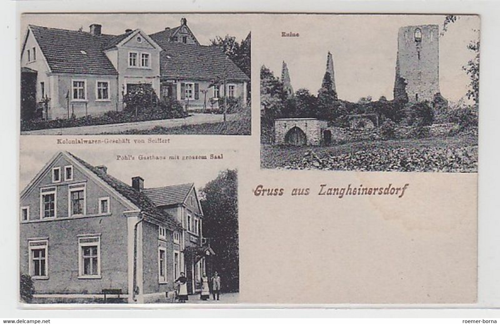 32843 Mehrbild Ak Gruß Aus Langheinersdorf Um 1920 - Ohne Zuordnung