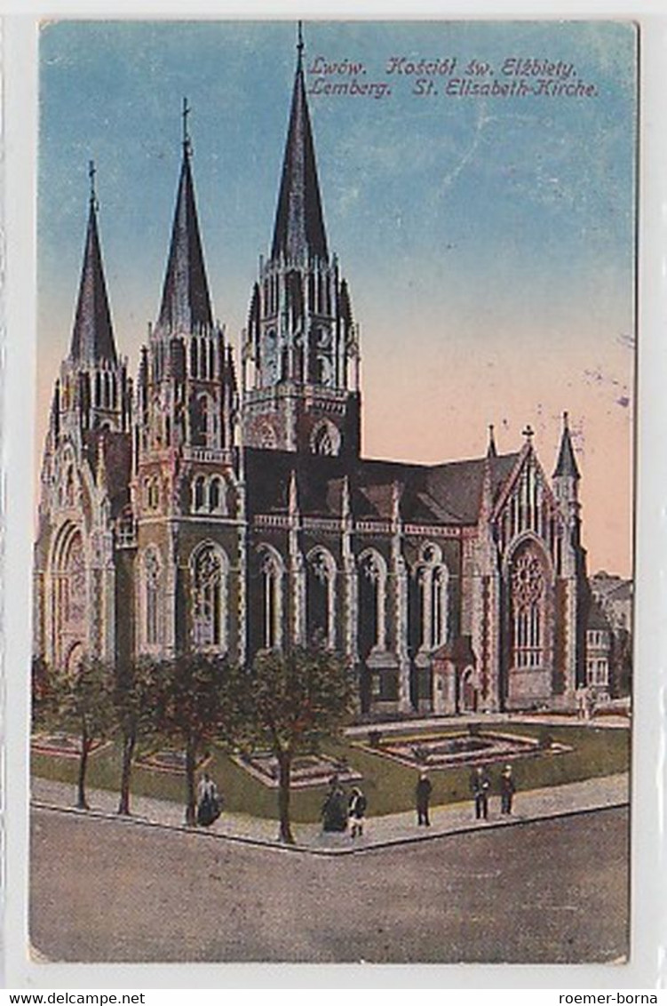 33263 Ak Lemberg St. Elisabeth-Kirche 1917 - Ohne Zuordnung