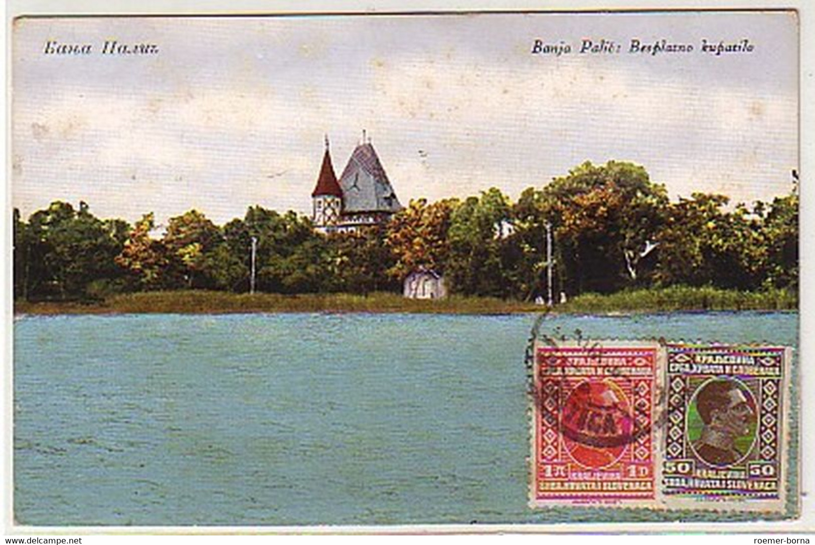 33380 Ak Banja Palic Serbien Ortsansicht Um 1910 - Serbia