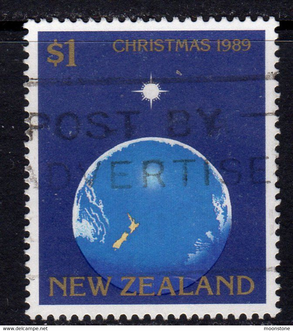 New Zealand 1989 Christmas $1 Value, Used, SG 1523 - Oblitérés