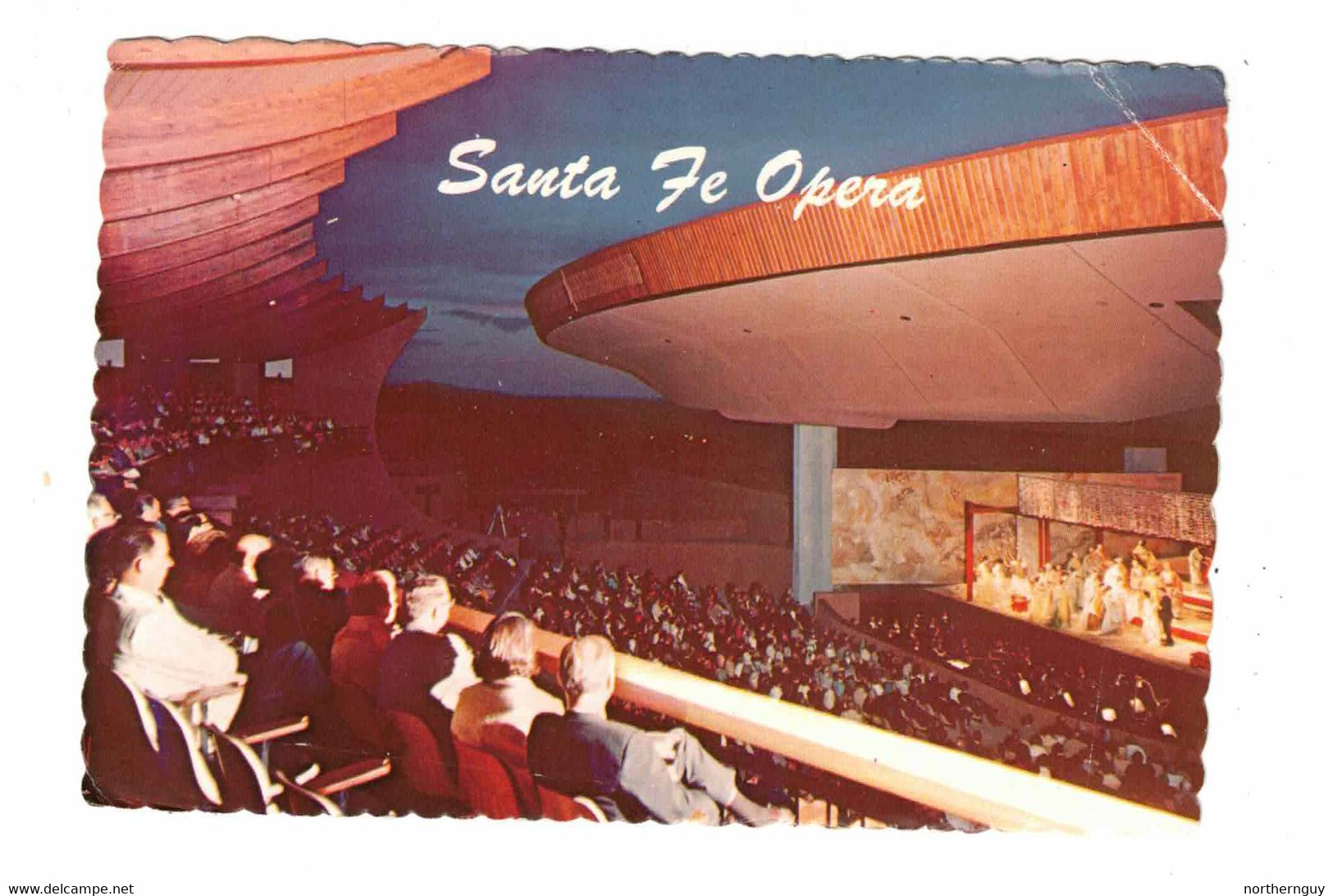 SANTA FE, New Mexico, USA, Santa Fe Opera, Interior View, 1976 4X6 Chrome Postcard - Santa Fe