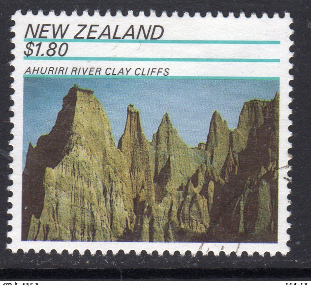 New Zealand 1991 Scenic Landmarks $1.80 Value, Used, SG 1619 - Used Stamps