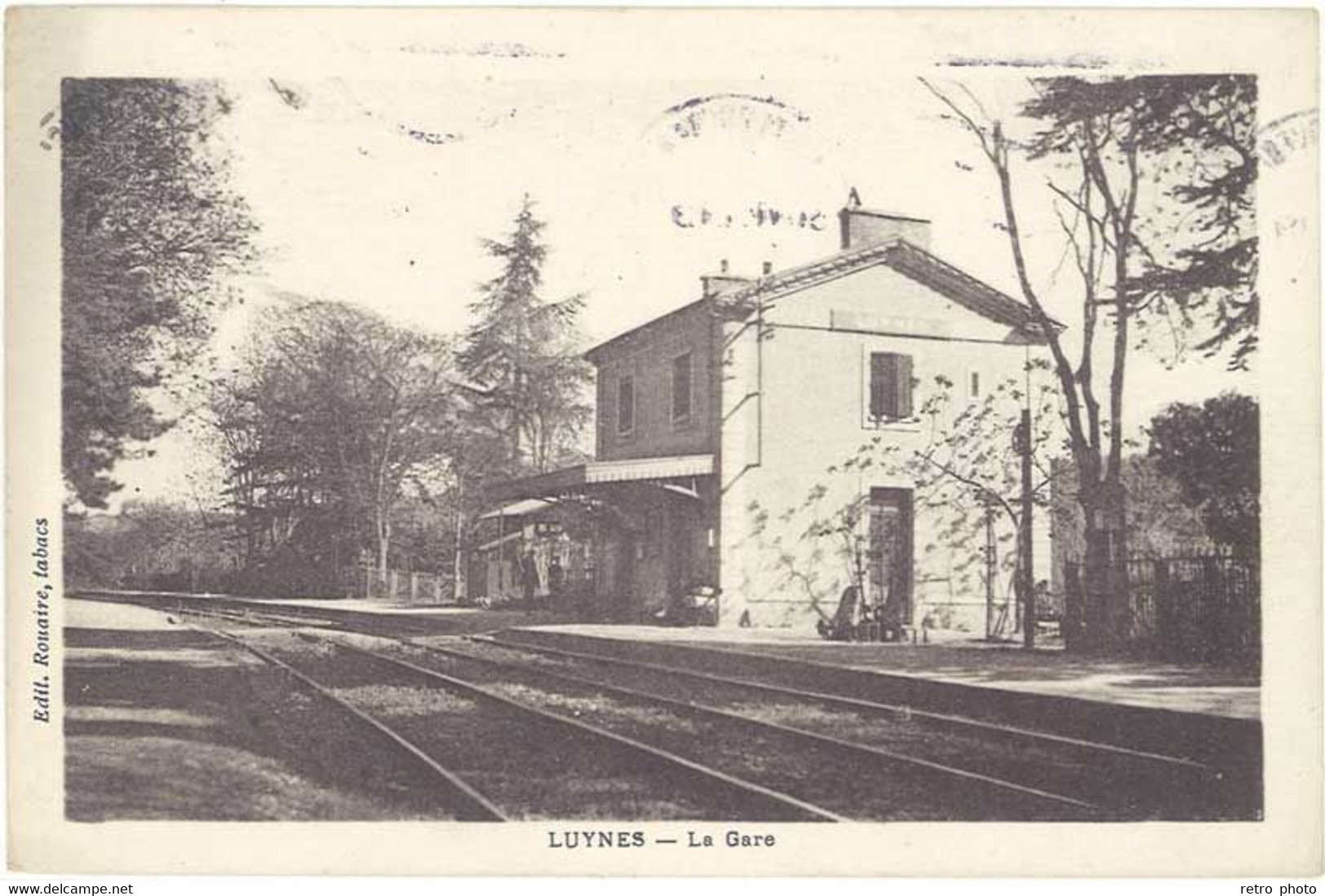 Cpa 13 – Luynes – La Gare - Luynes