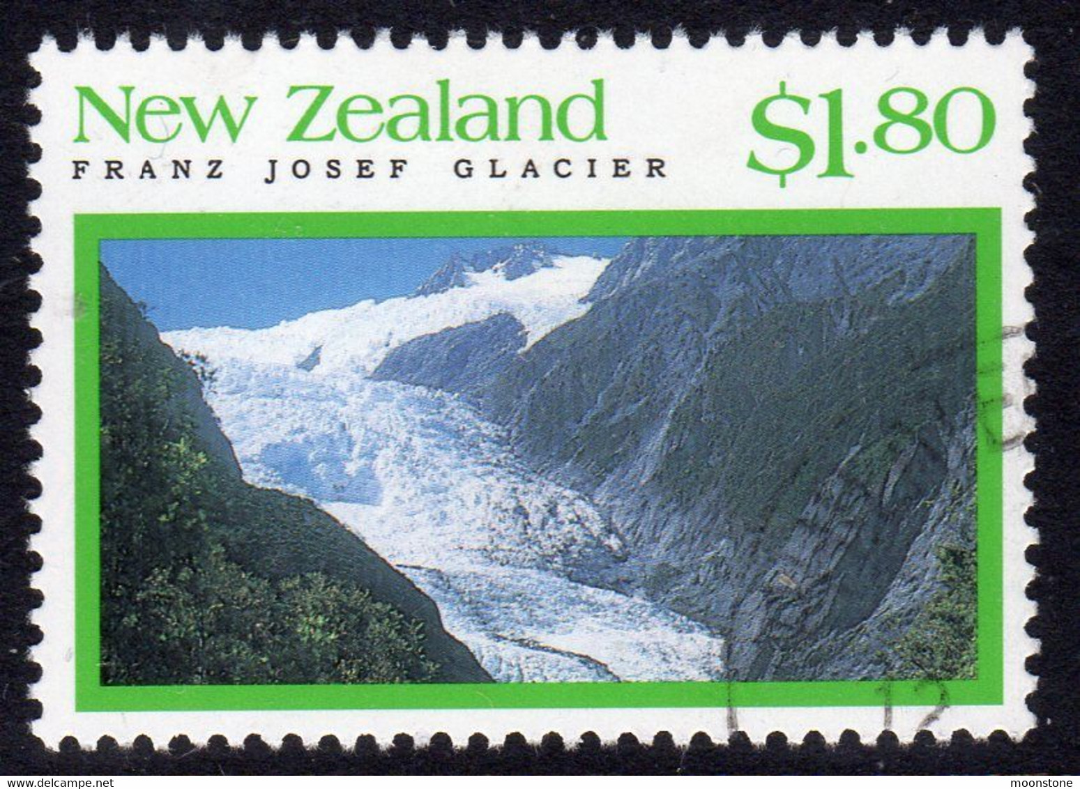 New Zealand 1992 Glaciers $1.80 Value, Used, SG 1680 - Gebraucht