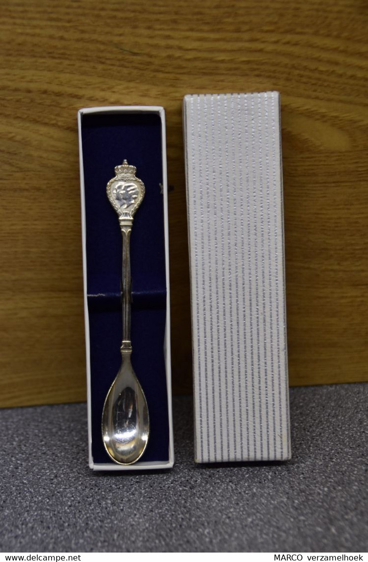 Lepel-spoon-cuillère-Löffel Verzilverd GERO 90 Juliana En Bernhard 1936 - Löffel