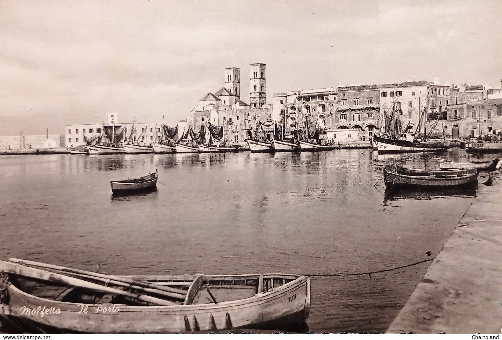 Cartolina - Molfetta - Il Porto - 1959 - Bari