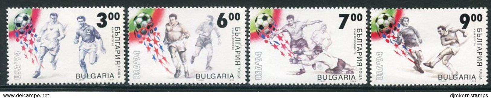 BULGARIA  1994 Football World Cup MNH / **.  Michel 4115-18 - Unused Stamps