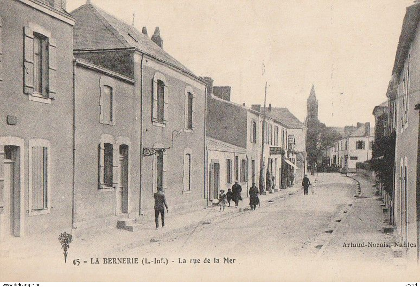 LA BERNERIE. - La Rue De La Mer - La Bernerie-en-Retz